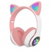 Wireless Music Headphones Stereo For Phone Tablet PC Headset,Cat shape with colourful lights,Popular Wireless Headsets,E-sports Gaming Headset For Computer Phone Tablet Long Battery Life Holiday Gifts, 4034-1
