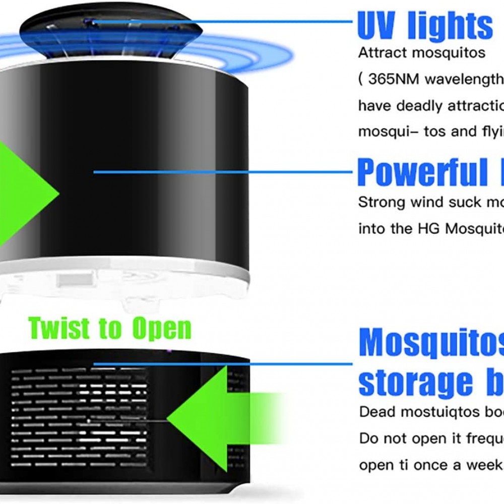 Electric Mosquito Killer,USB UV Lamp, 4101