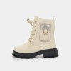 Children's boots, size 32 to 37, with down lining, 1 color, with laces and zipper, with diamond decoration, stylish and warm, 1485