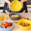 Portable Soft Liners Tray For Air Fryer Heating Baking Pan Baking Basket Silicone Pot