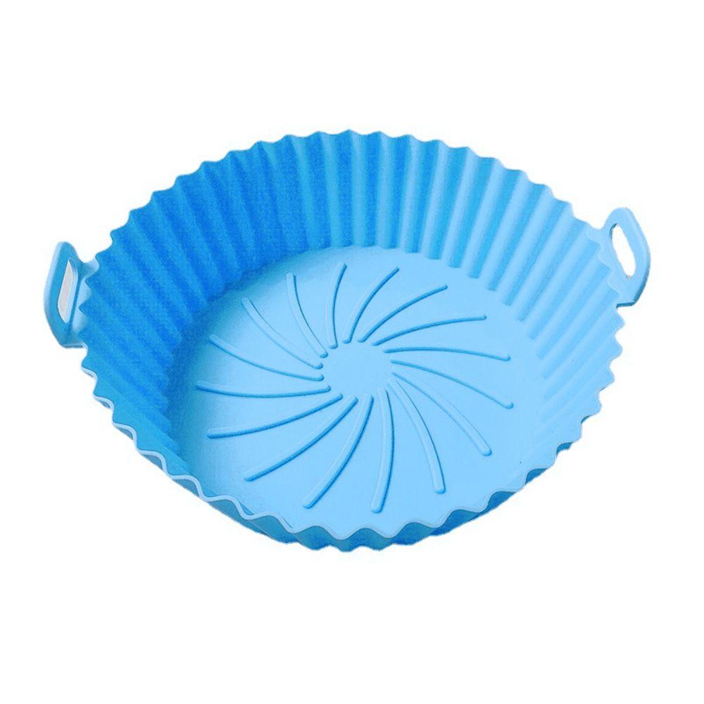 Portable Soft Liners Tray For Air Fryer Heating Baking Pan Baking Basket Silicone Pot