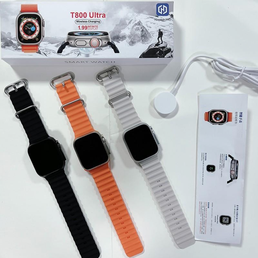 2022 New Smart Watch Ultra Smartwatch Men Women Bluetooth Call Waterproof Wireless Charging 2 Inch HD Screen